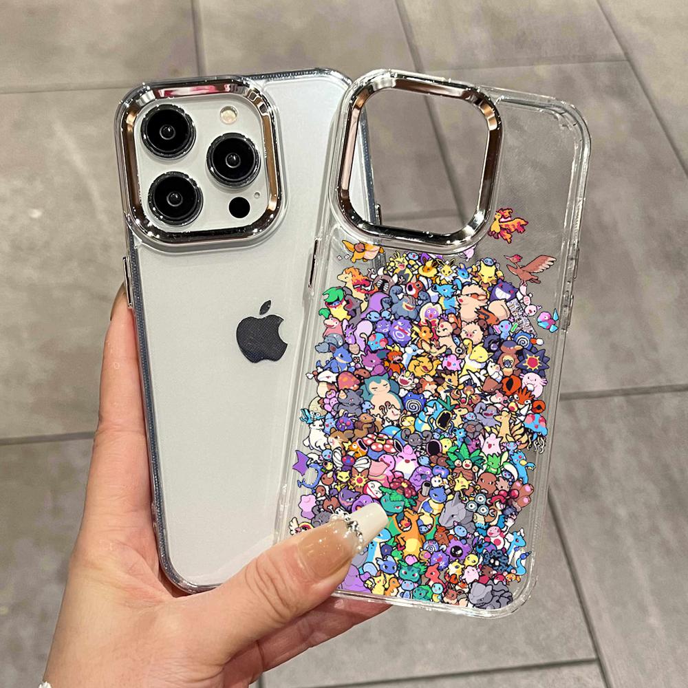 Cute Anime Case - เคสโทรศัพท์ลายการ์ตูนโปเกมอนน่ารัก สำหรับ iPhone 17 16 15
