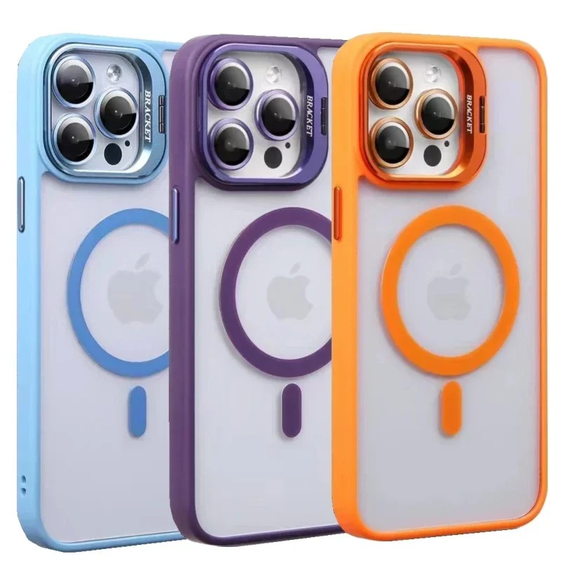 Ring Stand Case - เคสแฟชั่นพร้อมขาตั้งสำหรับ Magsafe สำหรับ iPhone 18 17
