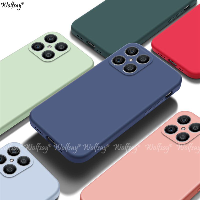 Phone Cases On Sale - สำหรับ Honor X8เคสป้องกันของเหลวหลังซิลิโคนธรรมดา TPU capa เคสป้องกันการกระแทก