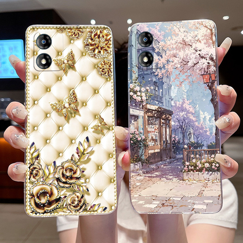 Phone Cases Viral - เคสโทรศัพท์สำหรับโมโตโรล่า โมโต อี 13 ซิลิโคนนุ่ม TPU