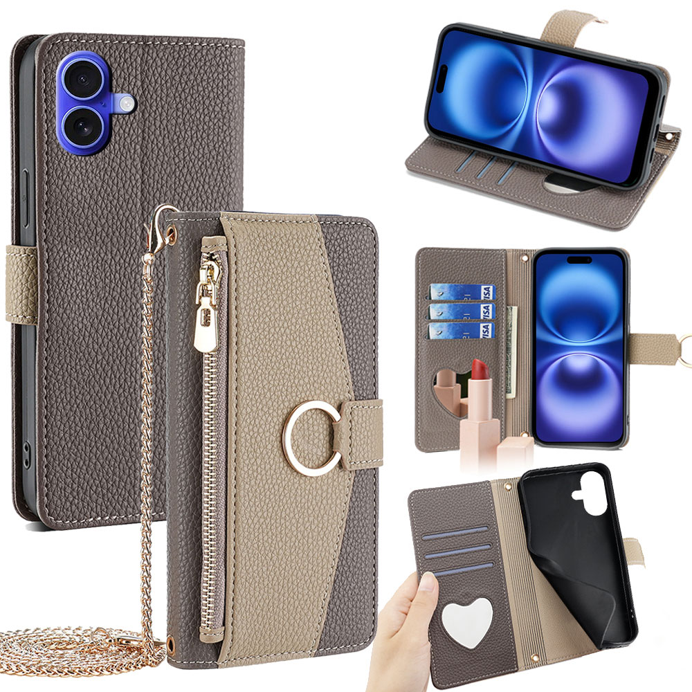 Flip Leather Case - เคสโทรศัพท์แบบสะพายข้างสำหรับธุรกิจ สำหรับ iPhone 17 Pro Max,