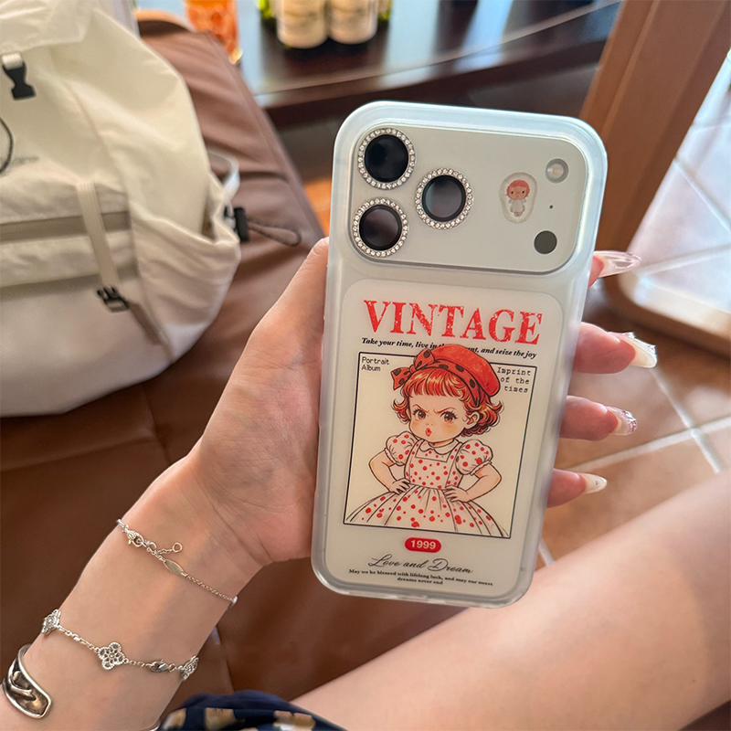 Phone Cases Cool Girl - เคสโทรศัพท์ลายสาวน้อยน่ารักแบบ Akimbo สำหรับ iPhone 17 Air