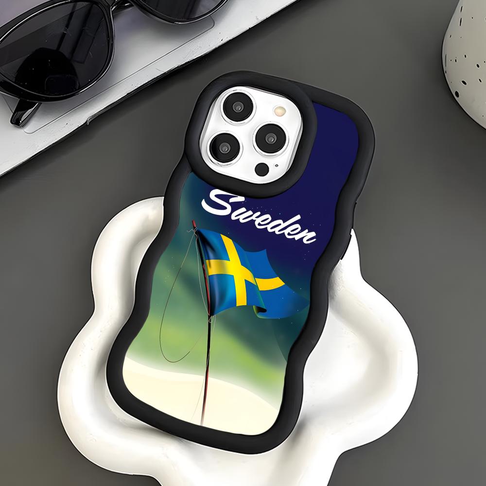 Phone Cases Sweden - เคสโทรศัพท์ลายธงชาติสวีเดนสำหรับ iPhone 17 16 15 14