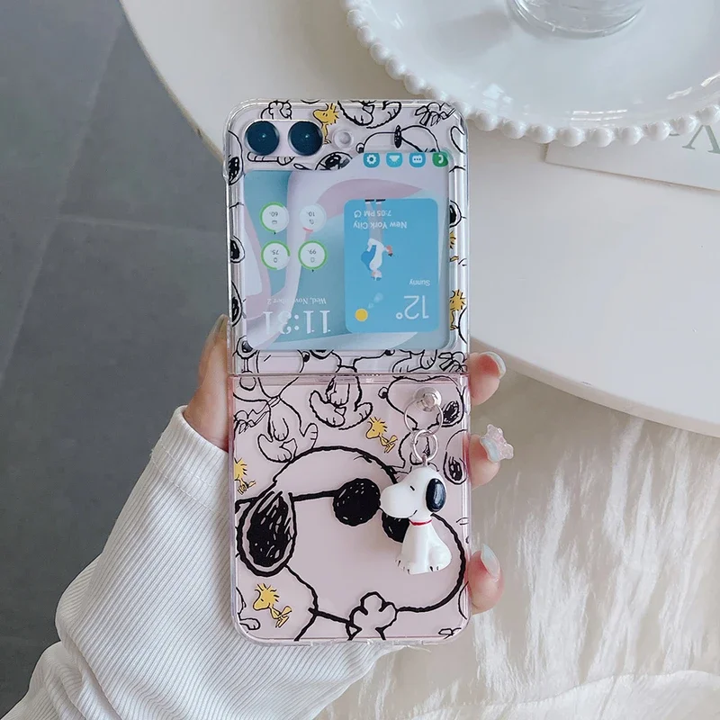 Cute Anime Case - น่ารักการ์ตูนสนูปปี้ ชาร์ลี บราวน์ พีนัทส์เคสโทรศัพท์โปร่งใสสำหรับซัมซุง กาแลคซี่ ซี