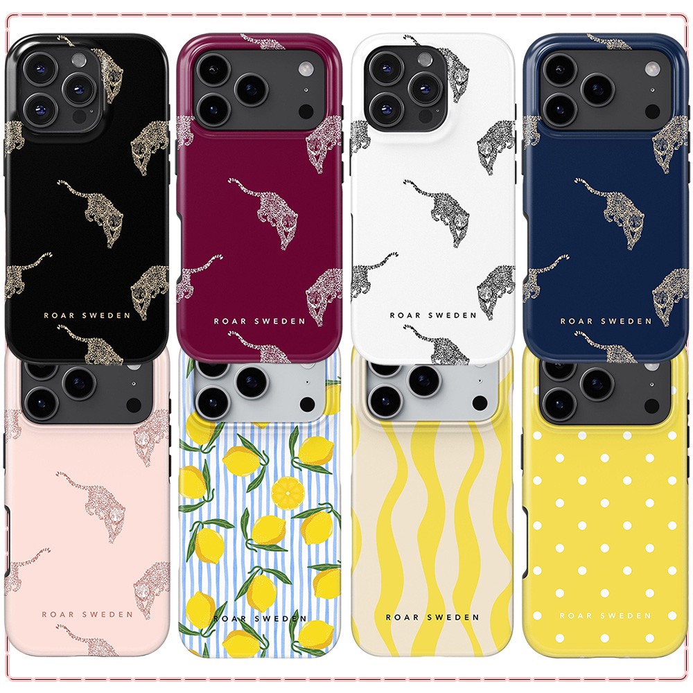 Phone Cases Sweden - Roar Sweden เคสโทรศัพท์ลายคลื่นสีเหลืองสำหรับ iPhone 18 17