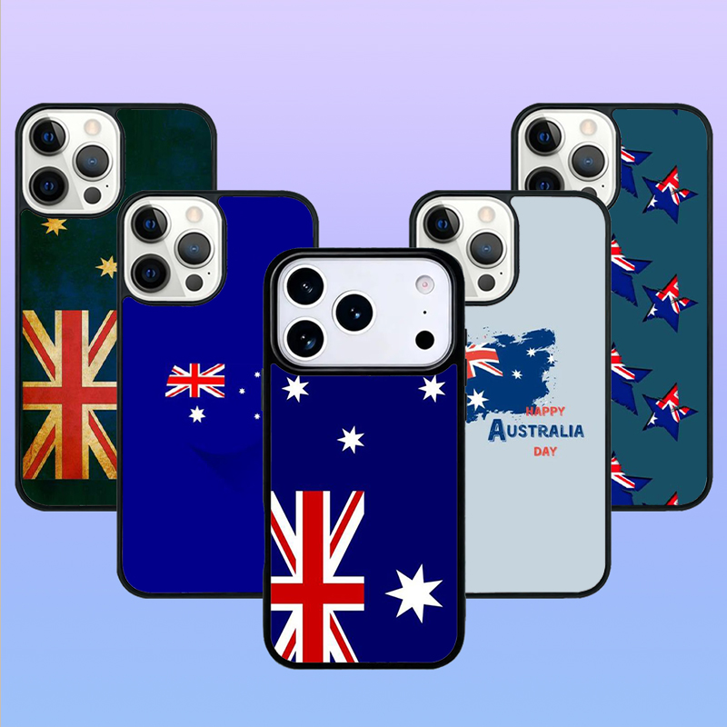 Phone Cases Australia - เคสโทรศัพท์ลายธงชาติออสเตรเลียสำหรับ iPhone 17 16 15 14