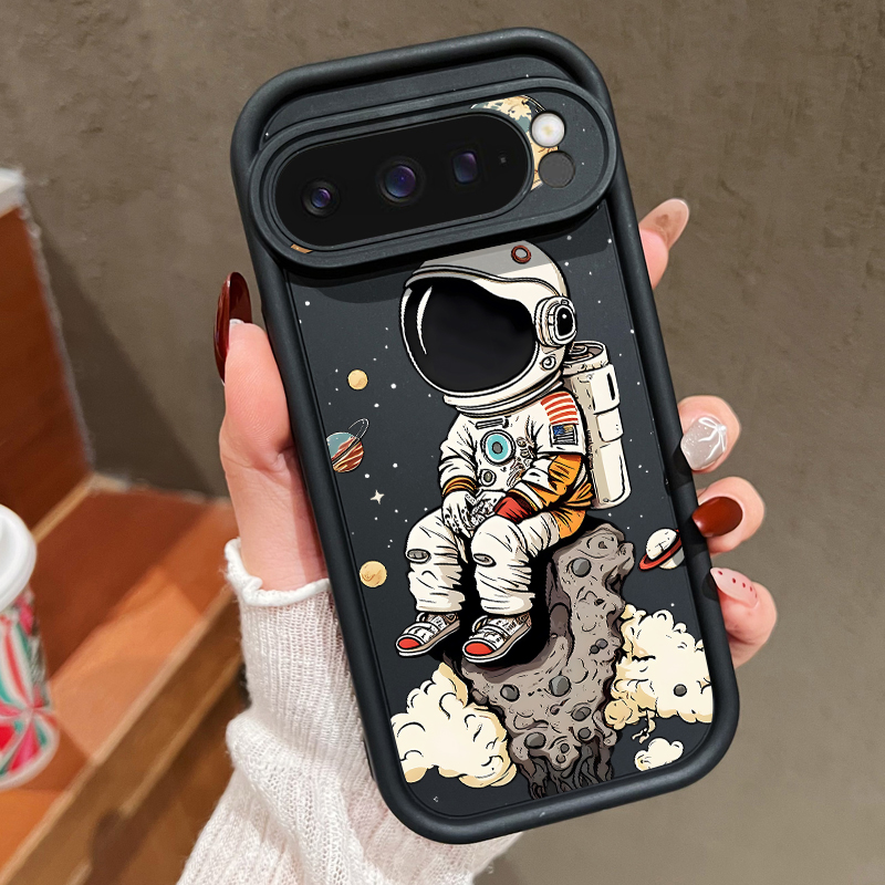 Phone Cases Google Pixel 7 - การ์ตูนนักบินอวกาศพิมพ์เคสโทรศัพท์ TPU สำหรับกูเกิลพิกเซล 10 8 7