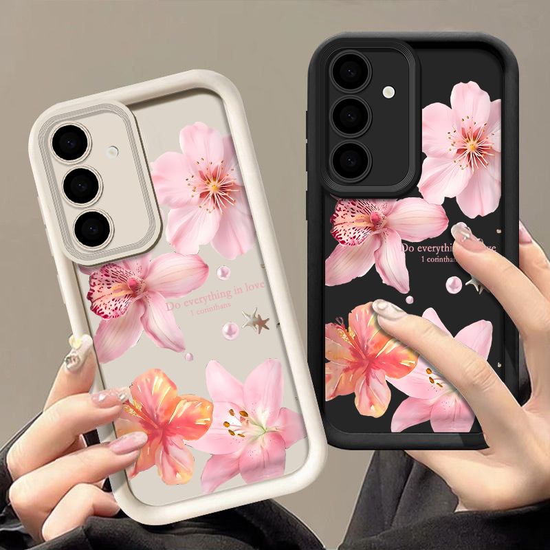 ดอกไม้สีชมพูเคสโทรศัพท์สำหรับซ - Phone Cases Pink บทวิจารณ์และราคา