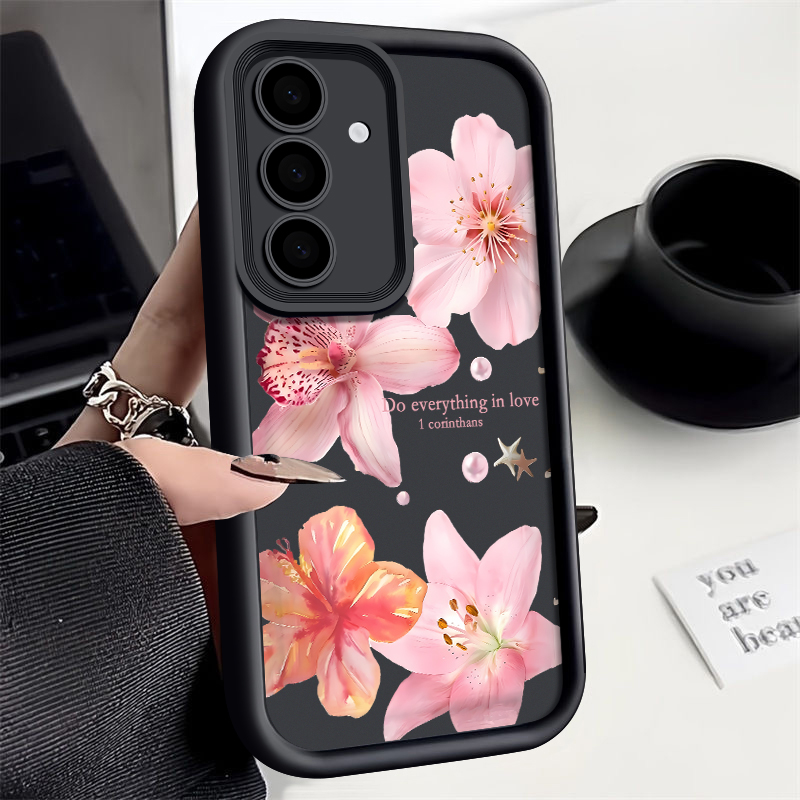 ดอกไม้สีชมพูเคสโทรศัพท์สำหรับซ - Phone Cases Pink บทวิจารณ์และราคา