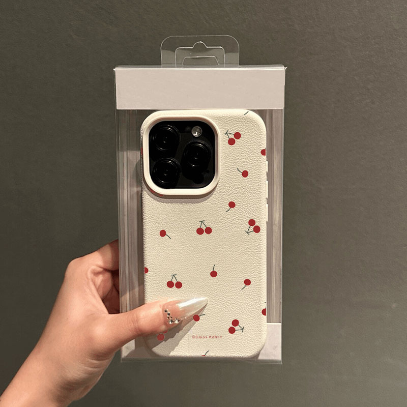 น่ารักการ์ตูนเชอร์รี่ลิ้นจี่รู - Cute Anime Case บทวิจารณ์และราคา