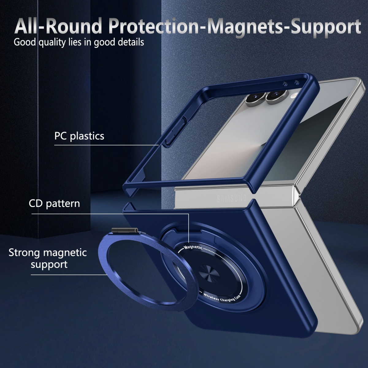 เคสโทรศัพท์แบบวงแหวนแม่เหล็กหม - Flip Leather Case บทวิจารณ์และราคา
