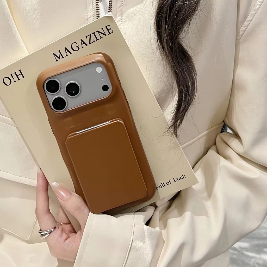 เคสหนังลายเรโทรสีเข้มสไตล์ Mai - Flip Leather Case บทวิจารณ์และราคา