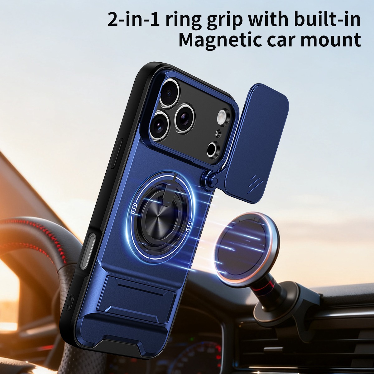 เคสโทรศัพท์หรูหราพร้อมที่จับแม - Ring Stand Case บทวิจารณ์และราคา