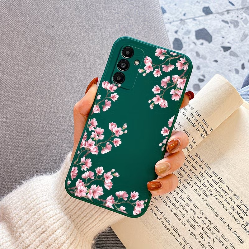 เคสโทรศัพท์พิมพ์ลายกิ่งซากุระส - Phone Cases Pink บทวิจารณ์และราคา