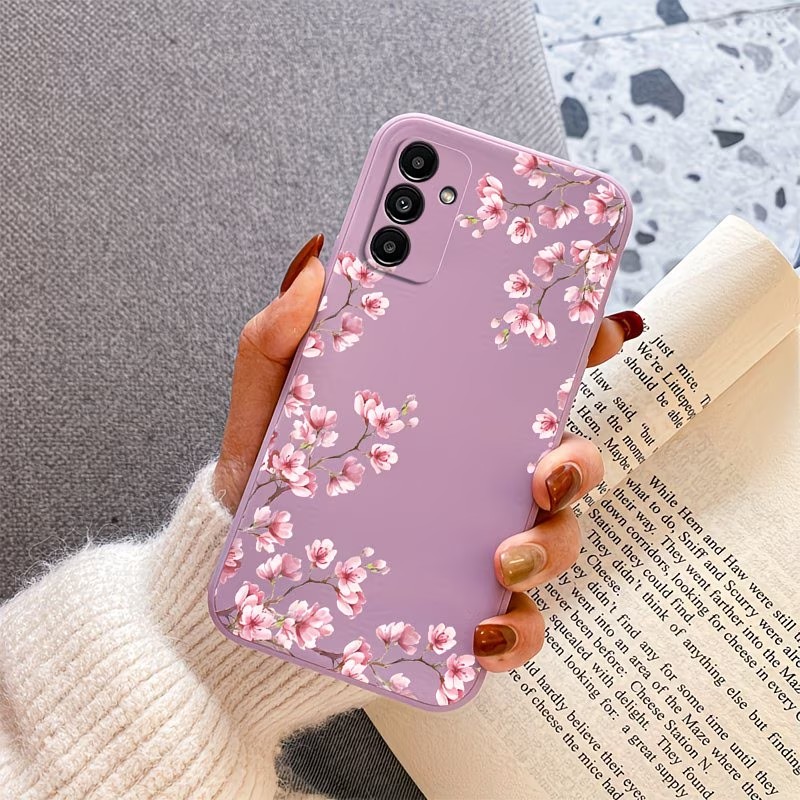 เคสโทรศัพท์พิมพ์ลายกิ่งซากุระส - Phone Cases Pink บทวิจารณ์และราคา