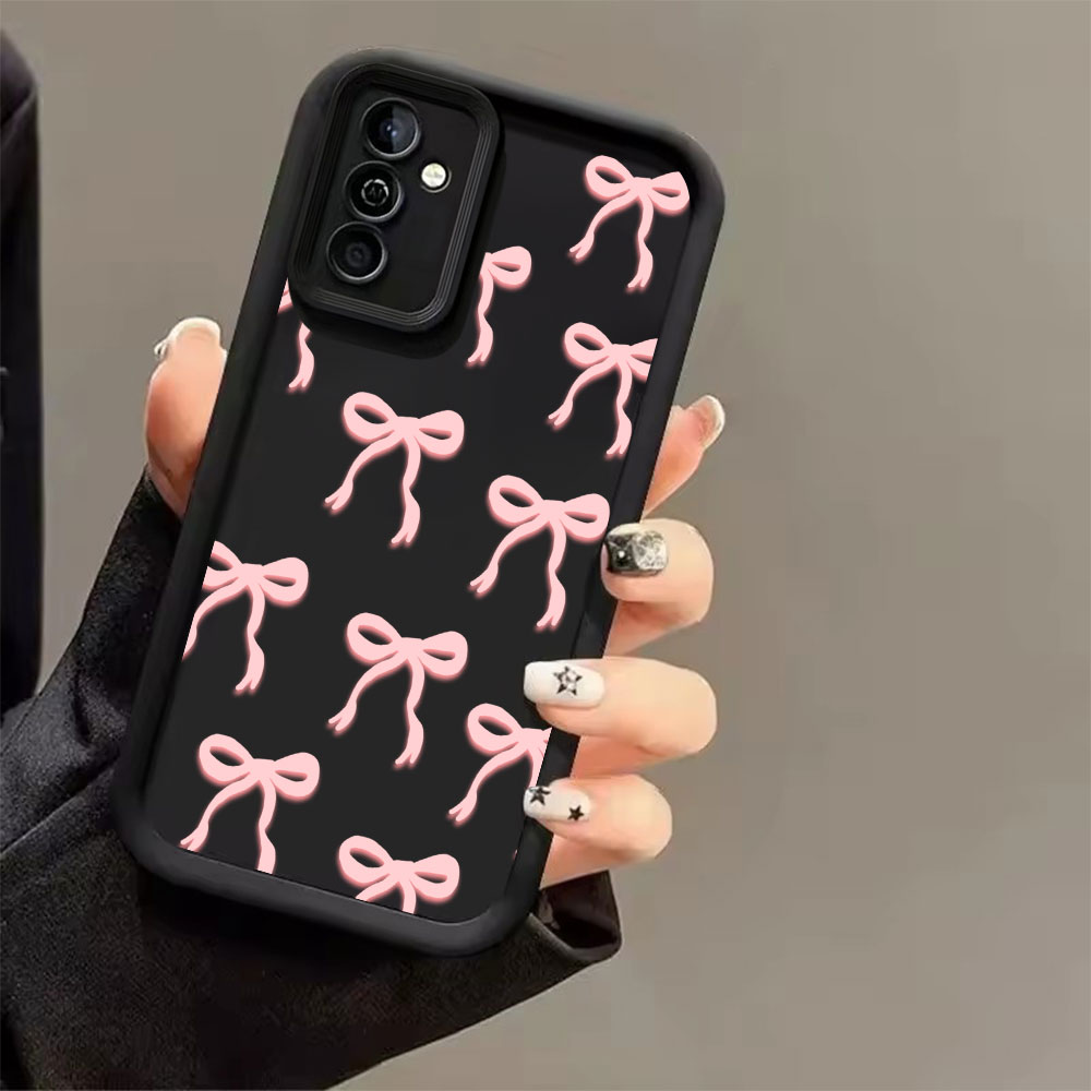 เคสโทรศัพท์ TPU นิ่มลายโบว์สีช - Phone Cases Pink บทวิจารณ์และราคา