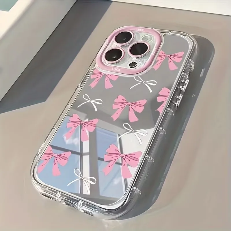 เคสโทรศัพท์ลายโบว์สีฟ้าชมพูน่า - Phone Cases Cool Girl บทวิจารณ์และราคา