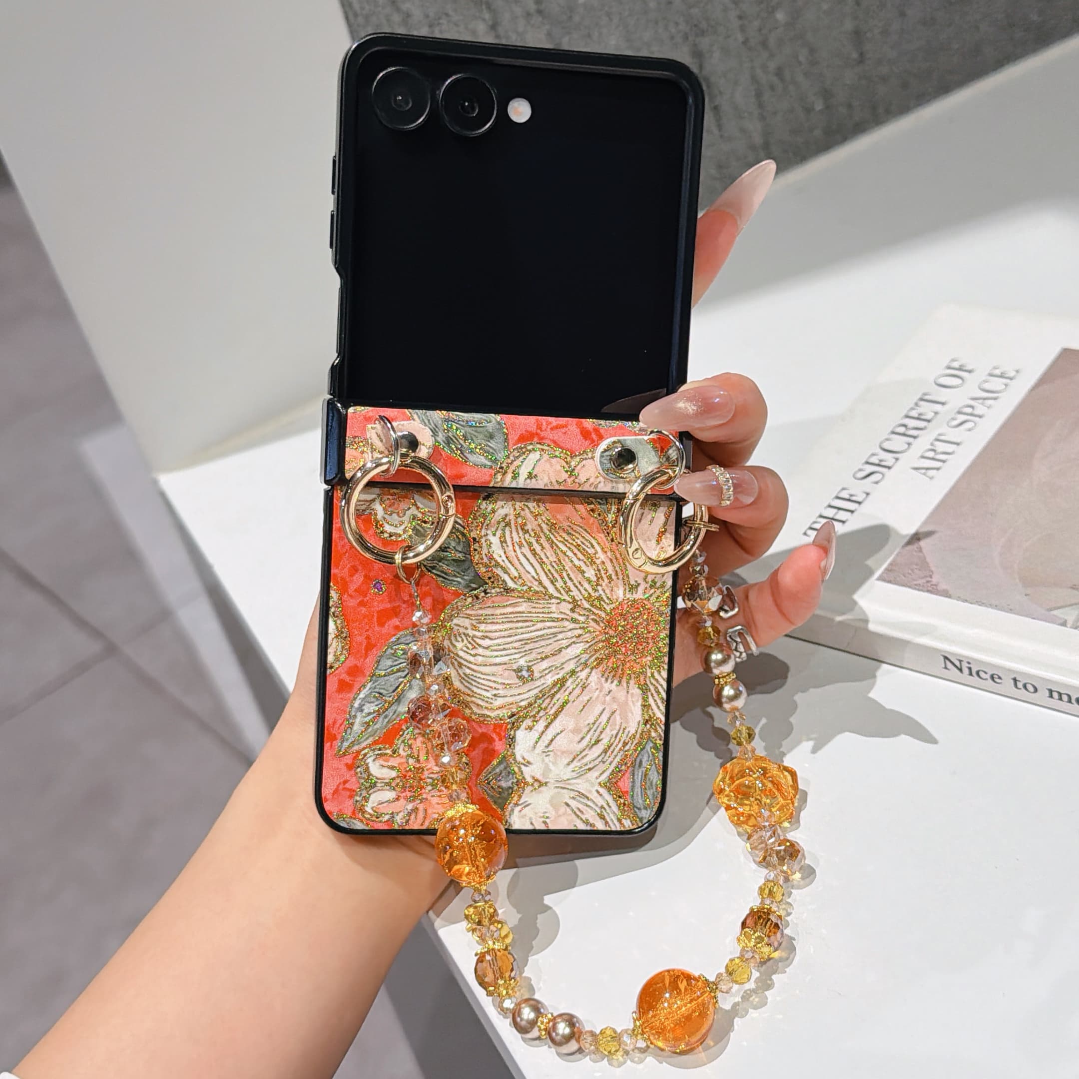 เคสโทรศัพท์ Samsung Galaxy Z F - Flip Leather Case บทวิจารณ์และราคา