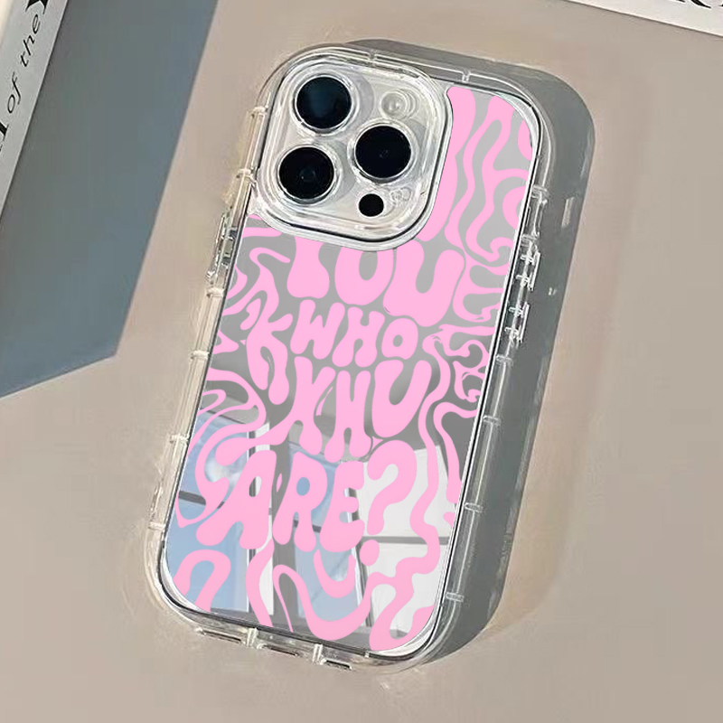 เคสโทรศัพท์ลายภาษาอังกฤษสีชมพู - Phone Cases Pink บทวิจารณ์และราคา