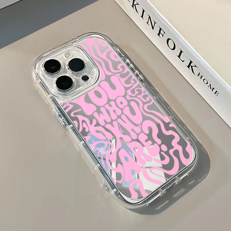เคสโทรศัพท์ลายภาษาอังกฤษสีชมพู - Phone Cases Pink บทวิจารณ์และราคา