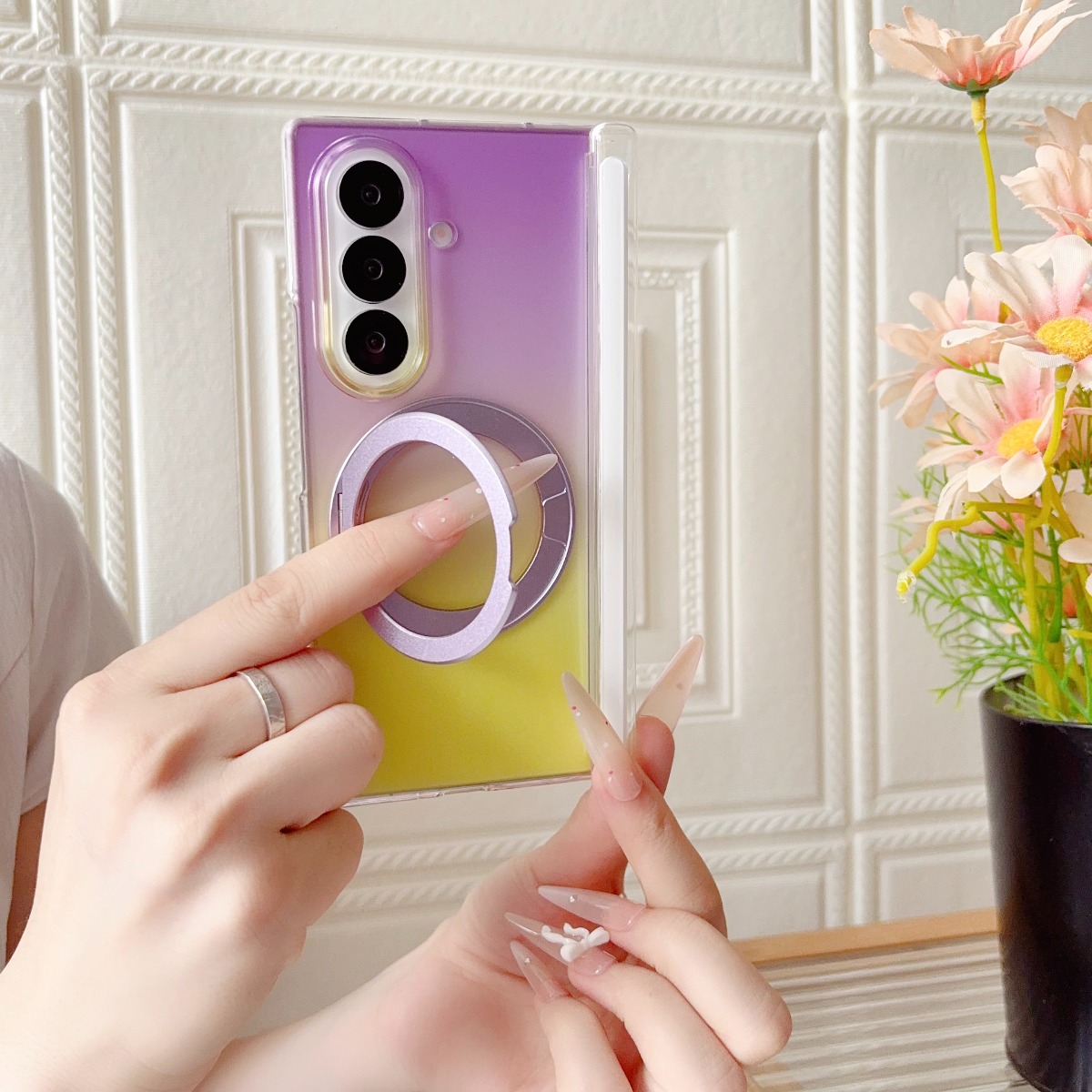 เคสโทรศัพท์แม่เหล็กแบบวงแหวนหม - Ring Stand Case บทวิจารณ์และราคา