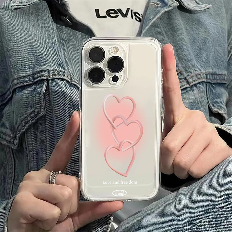 เคสโทรศัพท์ลายหัวใจสีชมพูวาดมื - Phone Cases Pink บทวิจารณ์และราคา