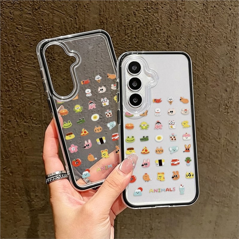 เคสโทรศัพท์ใสสีชมพูลายแมวและสุ - Phone Cases Pink บทวิจารณ์และราคา