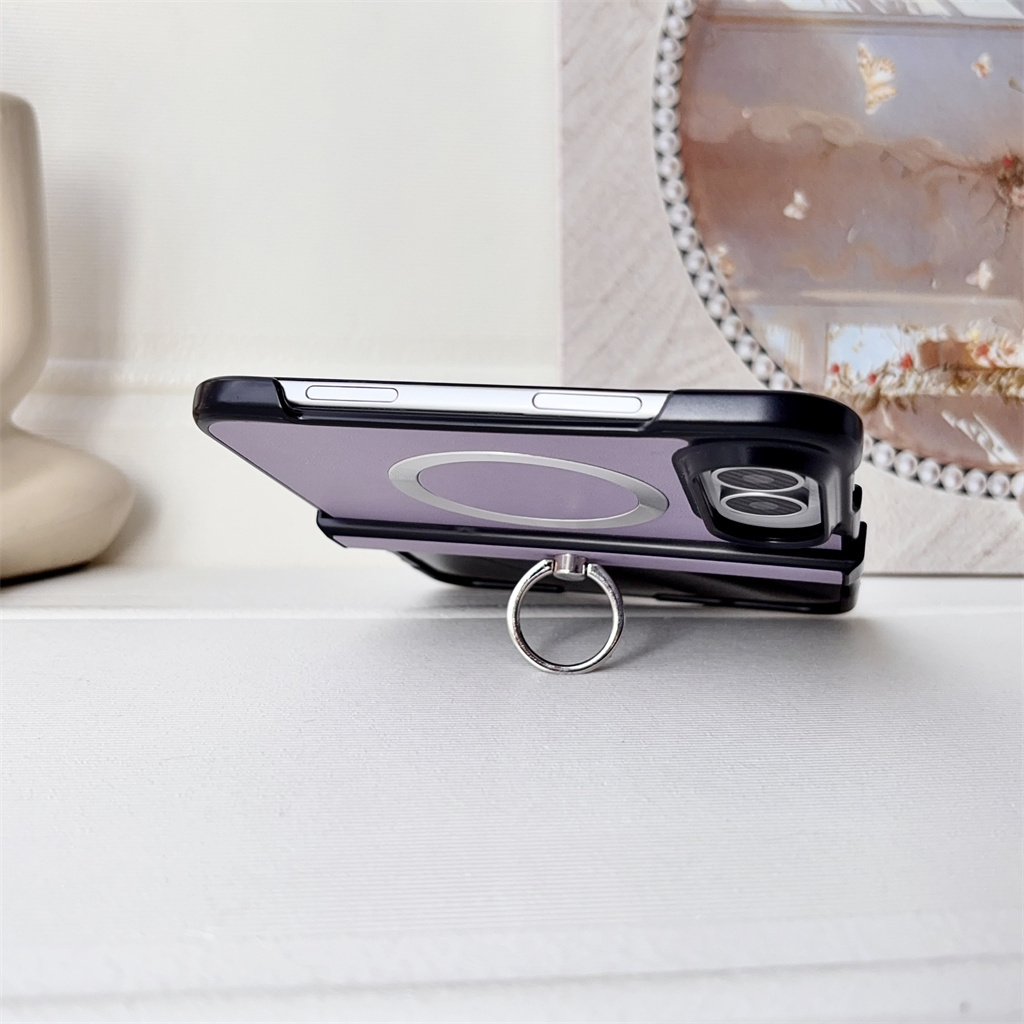 เคสโทรศัพท์หนังแม่เหล็ก Magsaf - Ring Stand Case บทวิจารณ์และราคา